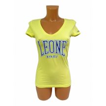 T-shirt damski LEONE LW1022/S16 żółty "S"