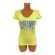 T-shirt damski LEONE LW1022/S16 żółty "S"