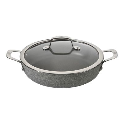 9. Patelnia BALLARINI Salina Granitium głęboka z 2 uchwytami granitowa 28 cm 75002-810-0
