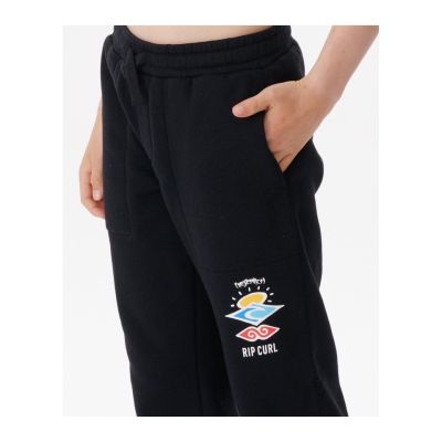 13. Spodnie RIP CURL Search Icon Track Pant-Boy - czarny