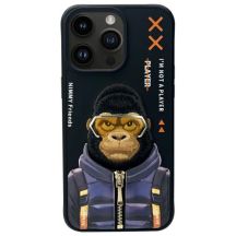 Etui Nimmy Cool&Cute 2.0 Monkey na iPhone 15 Pro - czarne
