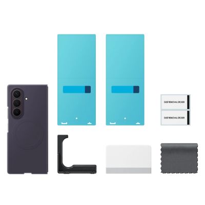 5. EF-EF976CVE Samsung Silicone Magnet Cover for Galaxy Z Fold 8 Ultra Violet