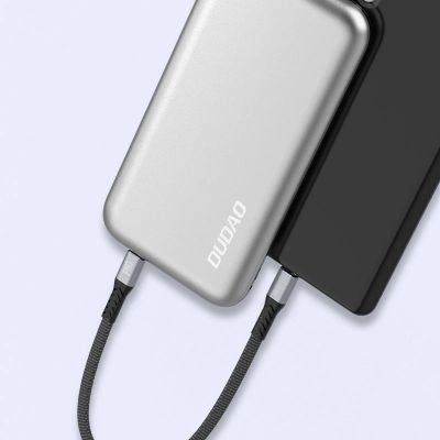 8. Kabel Dudao L10C USB-C - USB-C PD 100W 5A 0,23m - czarny