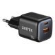 31. UNITEK ŁADOWARKA SIECIOWA 2X GAN USB-C & USB-A 20W CZARNA