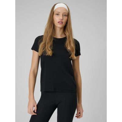T-shirt slim gładki damski 4F 4FRAW25TTSHF3623-20S