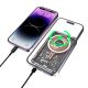 13. Dudao TGK1 powerbank z ładowarką bezprzewodową MagSafe 20W 10000mAh czarny (TGK1-czarny)