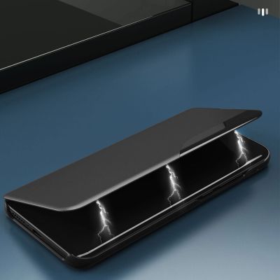 12. Eco Leather View Case etui do Xiaomi 13 Lite z klapką podstawka czarne