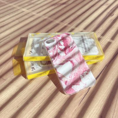 2. Wozinsky Marble żelowe etui pokrowiec marmur Samsung Galaxy A73 biały