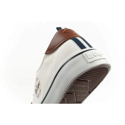 7. Lee Cooper buty sportowe męskie trampki modne białe wygodne
