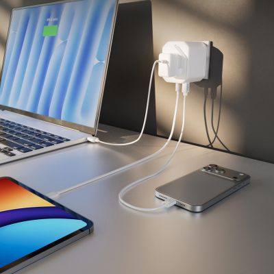 12. Adapter podróżny SBS TEADAPTUSBTCUNI USB-C USB-A uniwersalny - biały