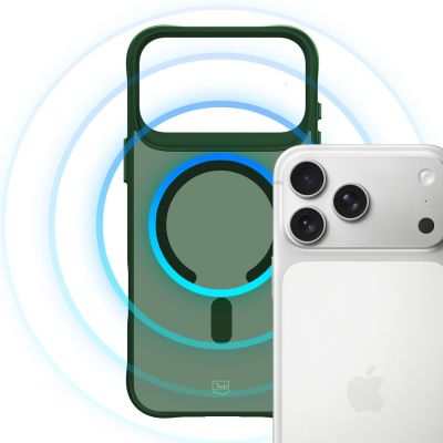 28. Etui 3mk Smoke MagCase na iPhone 17 Pro - zielone-półprzezroczyste