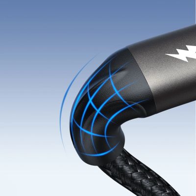 11. Kabel Joyroom Light-Speed Series S-A25 USB-A / USB-C 100W 1.2m - czarny