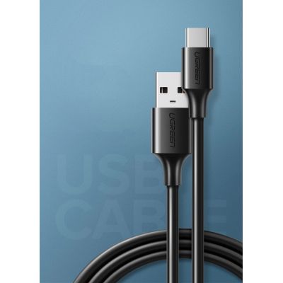 2. Kabel Ugreen US287 60117 USB-A / USB-C 3A 1.5m - czarny