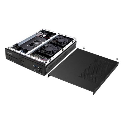 6. Komputer barebone Shuttle DH610 S1700 H610 BLACK 120W/GLN HDMI DISPLAY-PORT COM-PORT