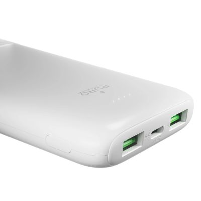 5. Powerbank Puro DAILY 10 PLUS 10000mAh 2x USBA / 1x USB-C 22.5W - biały