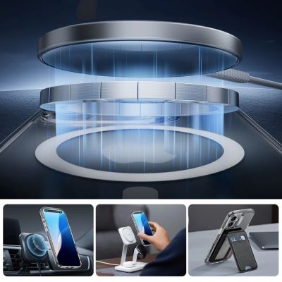 3. Etui ESR Classic Pro Set Halolock MagSafe na iPhone 16 - przezroczyste