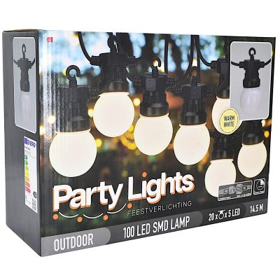 5. GIRLANDA OGRODOWA PARTY LIGHT 20LED G50 TIMER MOŻLIWOŚĆ ŁĄCZENIA
