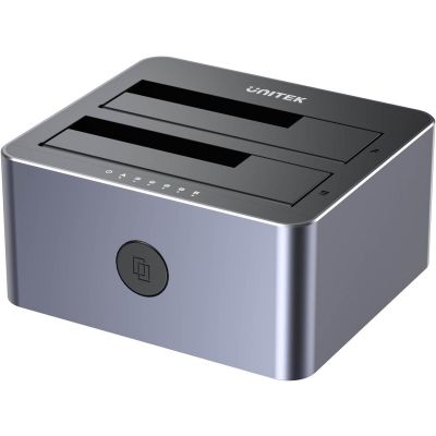 13. UNITEK STACJA KLONUJĄCA DYSKI 2X SATA 2,5"/3,5" USB 5GBPS