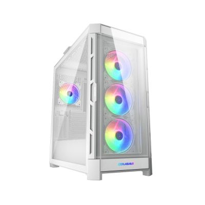 17. Obudowa Cougar Gaming Duoface Pro RGB - Midi Tower - PC - biały - ATX - EATX - micro ATX - Mini-ITX - SSI CEB - Metal - Szkło hartowane - Gry