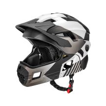 Kask rowerowy Rockbros TS-61 10110061006 dziecięcy z odpinaną szczęką rozmiar M (54-57) - szary