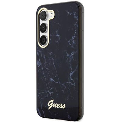 2. Etui Guess Marble Collection na Samsung Galaxy S23+ - czarne