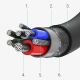 14. Ugreen kabel przewód USB Typ C (męski) na Typ C (męski) 1 m biały (US300)