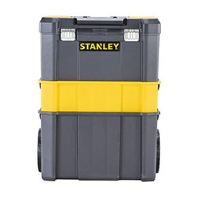 8. Stanley Essential Twarda kaseta na narzędzie Plastik Szary, Żółty