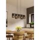 4. Lampa EGLO Colomera, elastyczny uchwyt, czarny, szary, stal, szkło