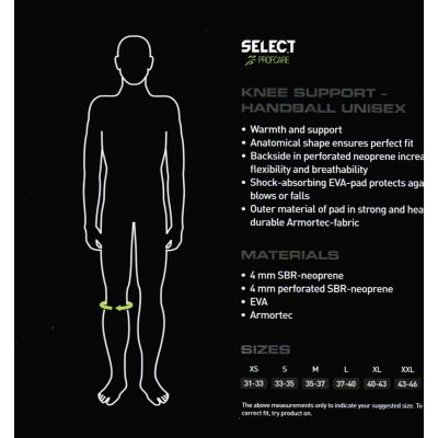 3. Ochraniacz kolana Select Profcare Neopren 6202