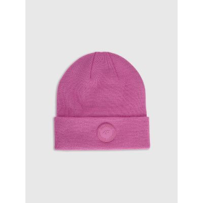 Czapka zimowa beanie dziewczęca 4F 4FJRAW25ACAPF0749-54S