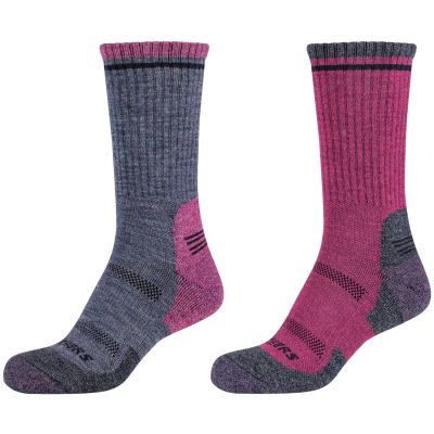 Skechers 2PPK Women Trail Wool Socks SK41105-5700 Różowe 35-38
