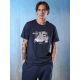 T-shirt regular z nadrukiem męski 4F 4FRSS26TTSHM3657-31S