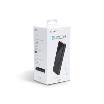 4. Hub TP-LINK UH720 (7x USB 3.0; kolor czarny)