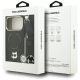 10. Etui Karl Lagerfeld Big Strap Choupette Metal Logo MagSafe na iPhone 17 Pro Max - czarne