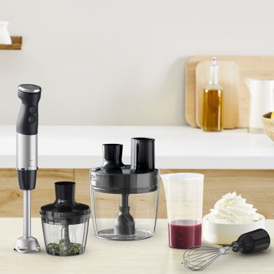 13. Tefal Quickchef+ HB67G830 blender 0,8 l Blender immersyjny 1000 W Czarny, Stal nierdzewna