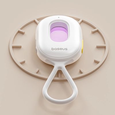 10. Wykrywacz ukrytych kamer Baseus Heyo Series II z alarmem i mini latarką + kabel Baseus Simple USB-A - USB-C – biały
