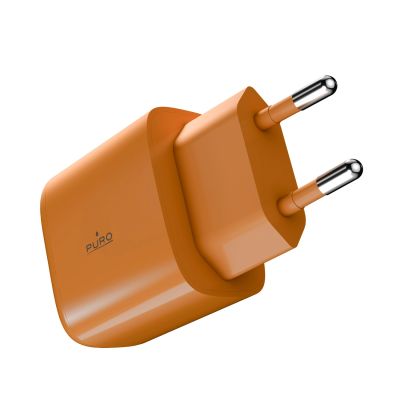 4. Ładowarka sieciowa Puro Pro Lite 30 W USB-C - pomarańczowa