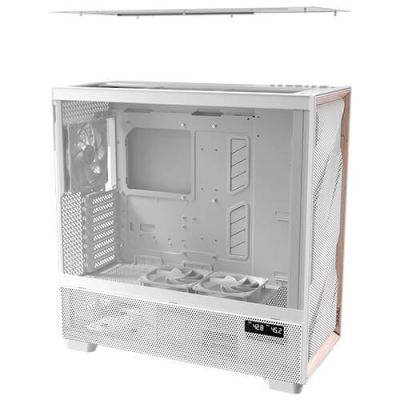10. Obudowa PC Antec Flux Pro, Full-Tower, E-ATX, Szkło hartowane – biała