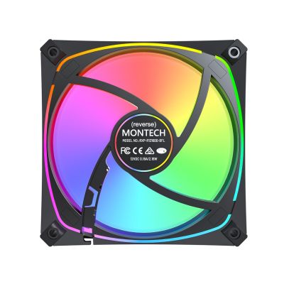 6. Montech RX120 PRO Obudowa komputera Wentylator 12 cm Biały 3 szt.
