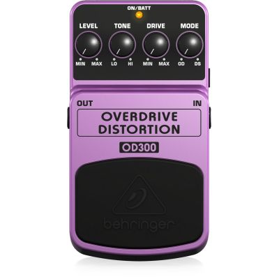 Behringer OD300 pedał z efektami Fioletowy, Czarny