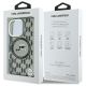 8. Etui Karl Lagerfeld IML Monogram Karl & Choupette Head MagSafe na iPhone 16 Pro - czarne