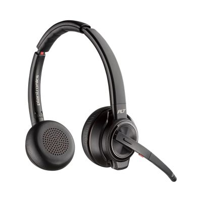 9. POLY Zestaw słuchawkowy Savi 8220 UC z certyfikatem Microsoft Teams DECT 1880–1900 MHz USB-A