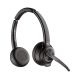 9. POLY Zestaw słuchawkowy Savi 8220 UC z certyfikatem Microsoft Teams DECT 1880–1900 MHz USB-A
