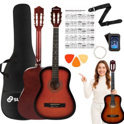 14. SUPRIMO CGS3 SB - gitara klasyczna 4/4, sunburst