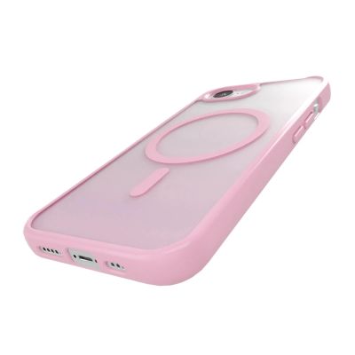 5. Etui silikonowe Puro Gradient MagSafe do iPhone 16e/17e - różowe