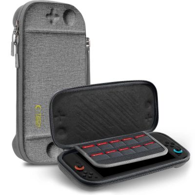 Etui Tech-Protect Slim Pouch na Nintendo Switch 2 - szare