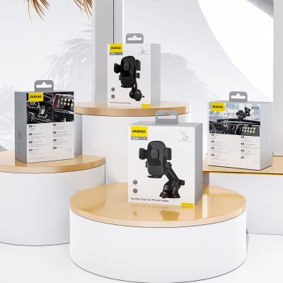 2. Uchwyt na smartfona Dudao F2N na kratkę nawiewu 360° - czarny