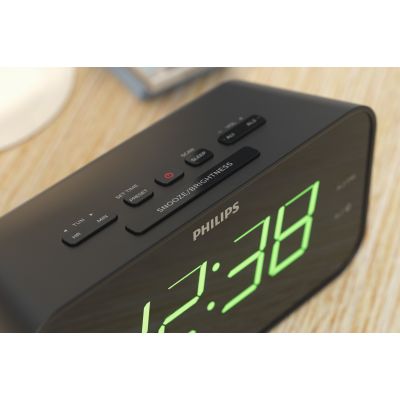 7. Philips TAR3306/12 budzik Cyfrowy budzik Czarny