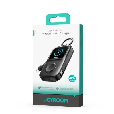 7. Joyroom JR-W19 5W Portable Watch Wireless Charger Black