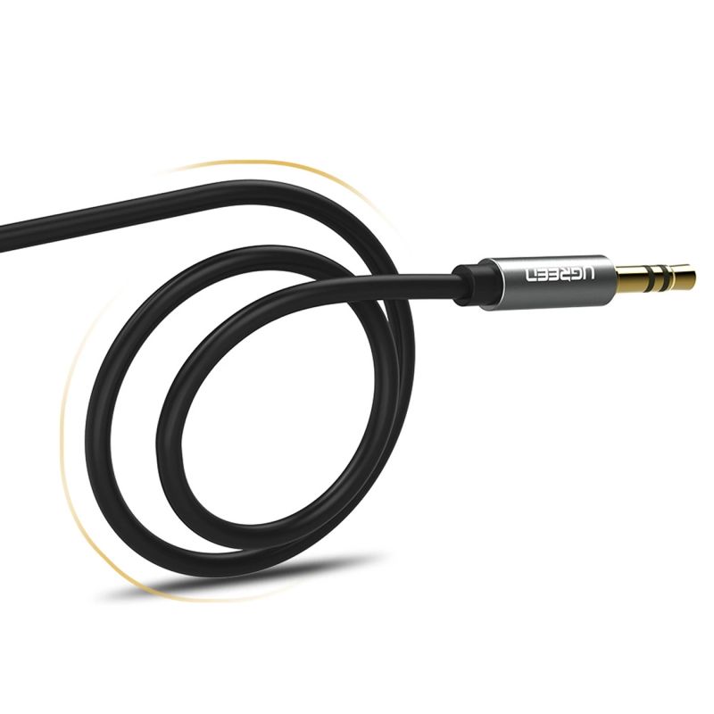 8. Kabel Ugreen AV119 10736 audio mini jack 3,5mm / mini jack 3,5mm 3m - czarny